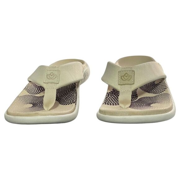 SPENCO Victoria Sandal, Sand Shell Color, Comfy Memory Foam Sole, Size 8, NWOB - Picture 3 of 9